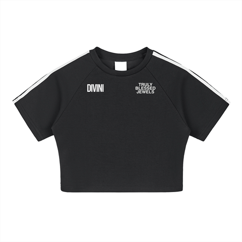 DIVINI x TBJ Collab Running Club Crop Top