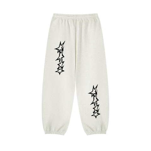 Oat Gray Joggers Back