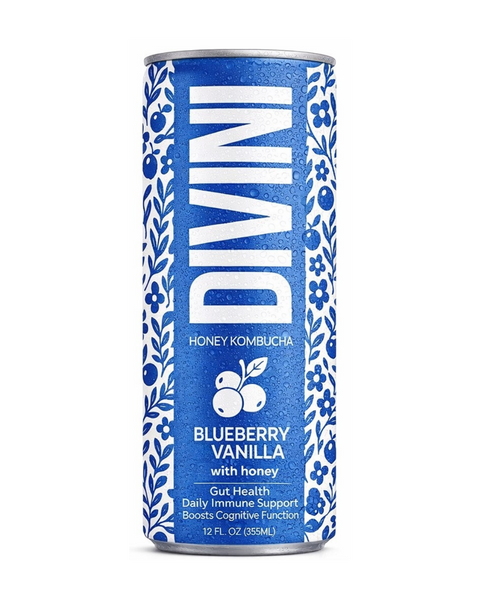 Blueberry Vanilla Honey Kombucha