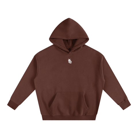Coffee hoodie TNB's front side with white text 