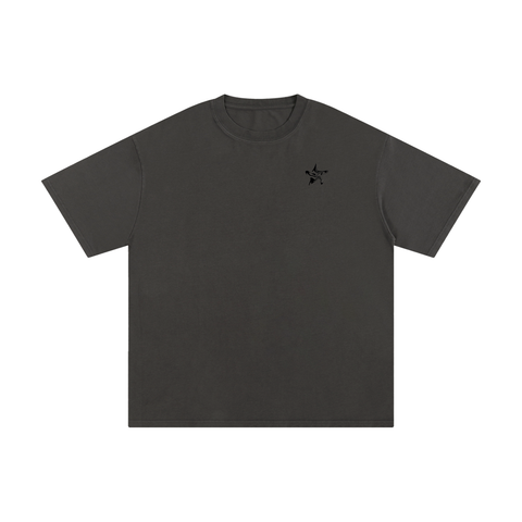 Dark Gray t-shirt with a small logo 