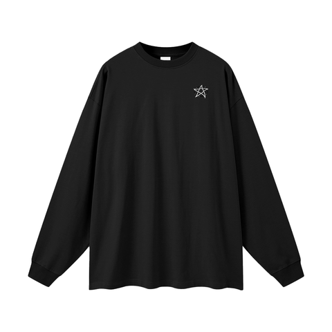 Black long-sleeve shirt