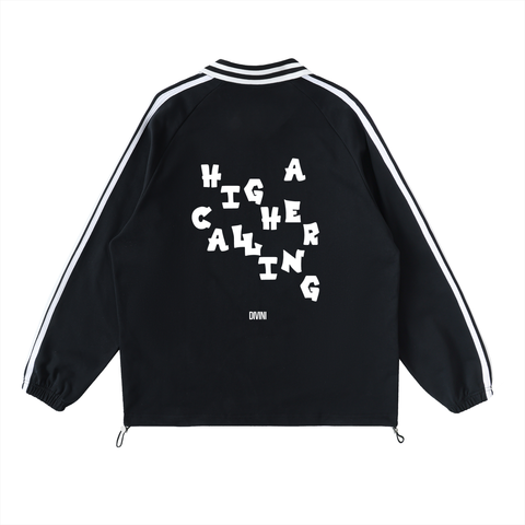 Black vintage pullover back view