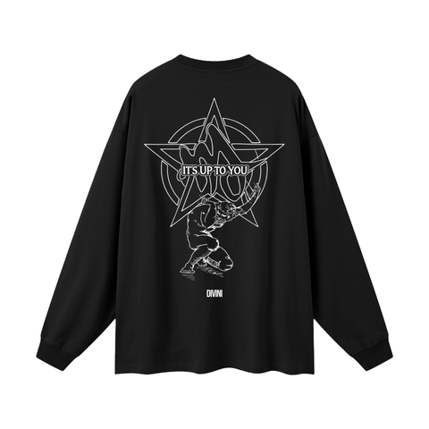 Black long-sleeve shirt 